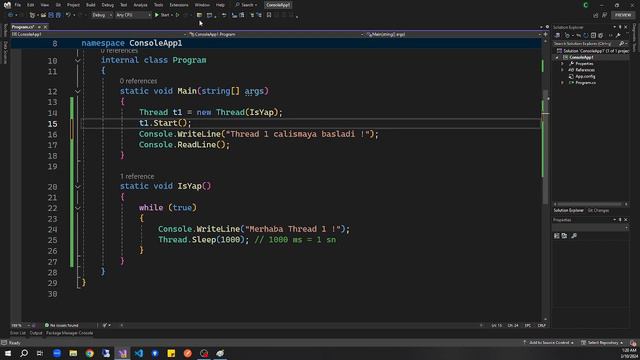 C# Thread ve Asenkron Programlama смотреть онлайн