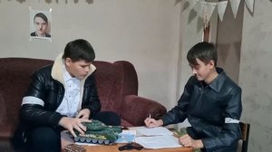 Сценка, посвящённая Обороне Тулы в годы ВОВ.