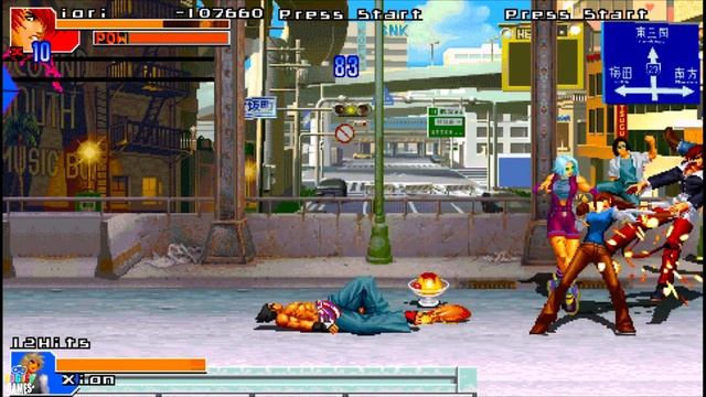 The King of Fighters: Beat 'em Up Plus - Gameplay with Iori Yagami (OpenBOR) смотреть онлайн