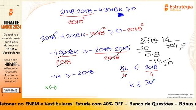 Maratona de questões de Matemática para Medicina - Prof. Paulo Máximo смотреть онлайн