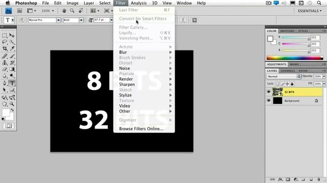 Adobe Photoshop Mastering Advanced Techniques with Brian Maffitt Ch4 32 Bit as an Artistic Tool смотреть онлайн