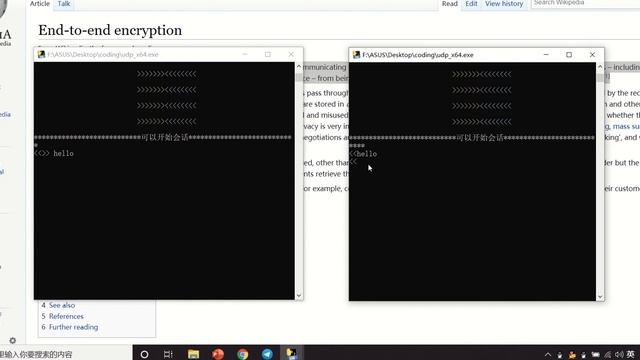 用Python自制的一款端对端加密聊天软件（AES P2P Encrypted chat APP) смотреть онлайн