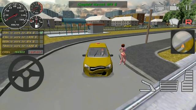 Real Taxi Simulator #5 - Taxi Car Driving - Android Gameplay FHD смотреть онлайн