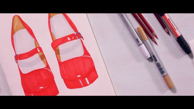 Рисуем лакированные туфли маркерами смотреть онлайн