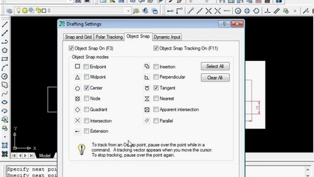 Autocad 2008 3rd lesson part 1 смотреть онлайн