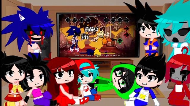 CROSSOVERS REAGINDO A GOKU VS SONIC.EXE (GENOCIDE) смотреть онлайн