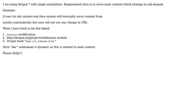Drupal: D7 serving node content to related subdomain (2 Solutions!!) смотреть онлайн