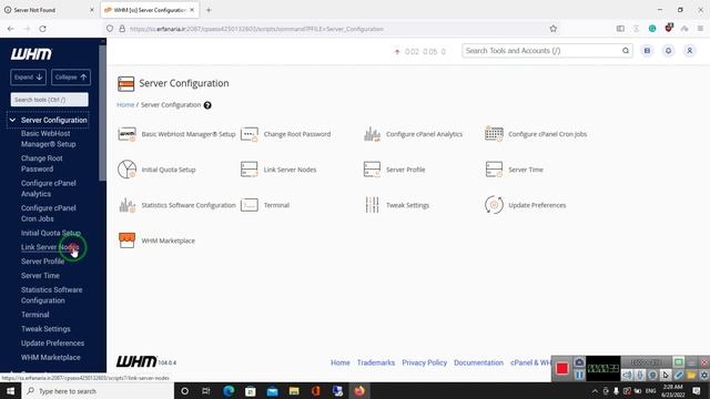 Link server nodes on C-panel смотреть онлайн