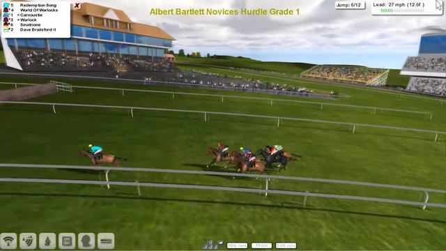 NH WK10 R27 Albert Bartlett Novices Hurdle G1 смотреть онлайн