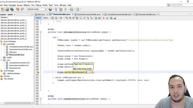 Ejercicios JavaFX #8 - Navegabilidad entre ventanas смотреть онлайн