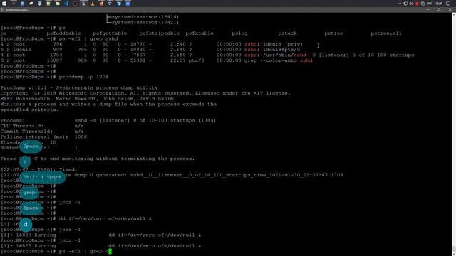 ProcDump | Инструмент Microsoft для получения информации о процессе | Fedora 33 смотреть онлайн