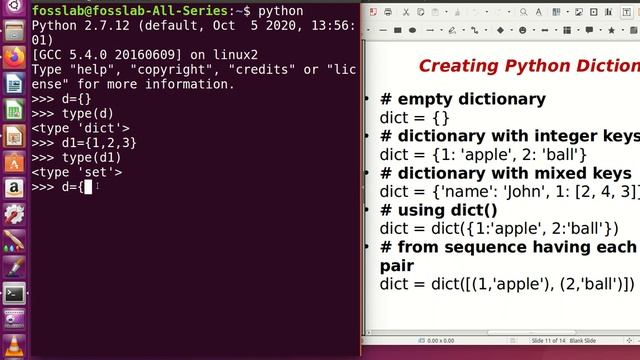 Dictionary Datatype in Python with demo explained in Tamil смотреть онлайн
