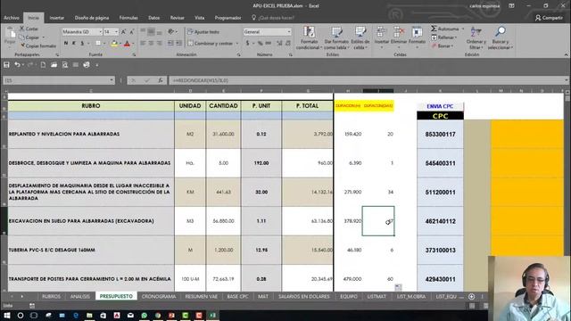 video1/7 Ruta Critica y programacion con APU-EXCEL y MS Project смотреть онлайн