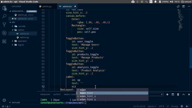 Python/Kivy POS System Part 4:Admin Dashboard(Part 2) смотреть онлайн