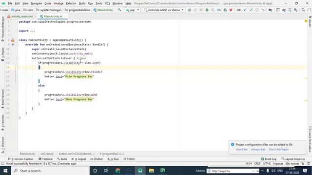 Progress Bar in Android Kotlin смотреть онлайн
