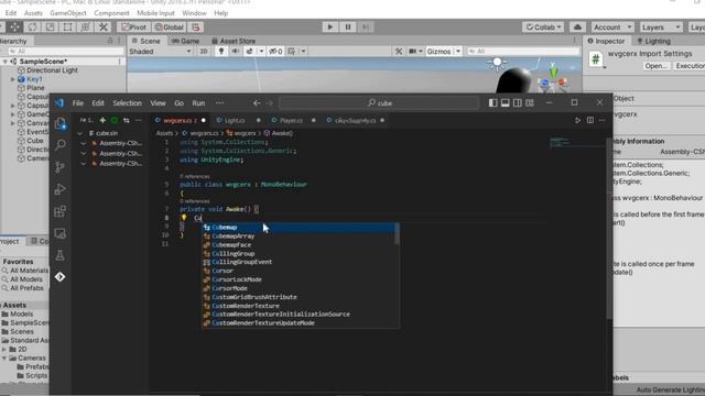 Как убрать курсор мыши во время игры . На Unity3d (одна строчка C#)