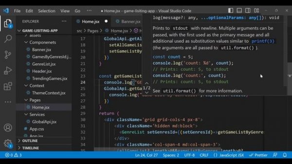#16 Build Game Listing App with React Js,Tailwind CSS, Vite : Filter Games By Genre