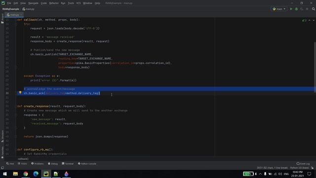 How to send & receive RabbitMQ events in python смотреть онлайн