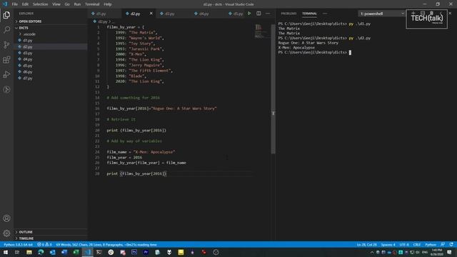 Unleashing the power of Python dictionaries: The basics смотреть онлайн