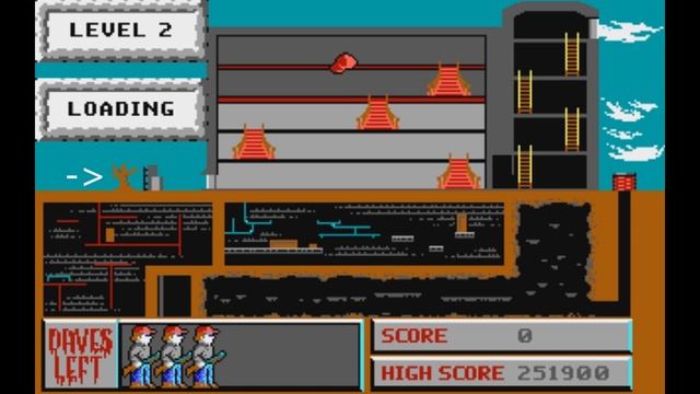 Прохождения - Dangerous Dave 2 (1 серия). [Начало] смотреть онлайн