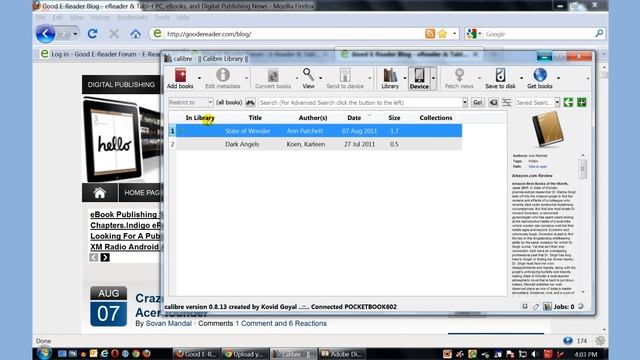 How To Load EBooks On The Pocketbook 602 PRO