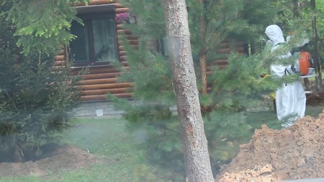 Обработка территории от комаров смотреть онлайн