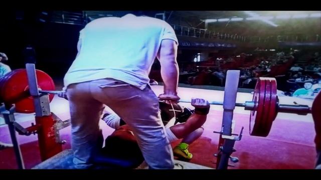 Тен Вячеслав, жим лежа 197,5кг. Открытый Кубок Азии по пауэрлифтингу AWPC/WPC 2016.