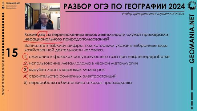 [ОГЭ ГЕОГРАФИЯ - 2024] Разбор варианта (февраль) смотреть онлайн