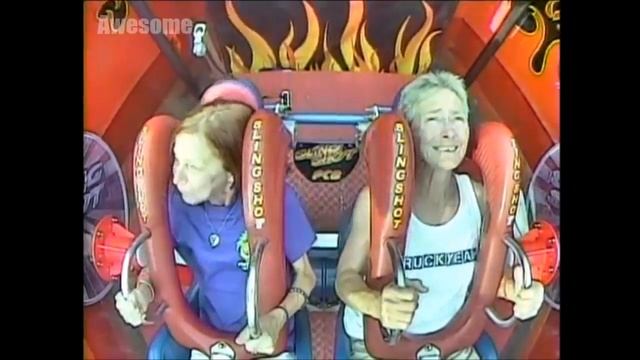 Old People | Funny Slingshot Ride Compilation смотреть онлайн