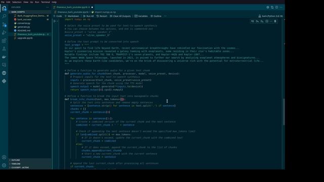 Creating Long Realistic AI Voices with Suno Bark using Python | Text-to-Speech #AI #TTS #SunoBark смотреть онлайн