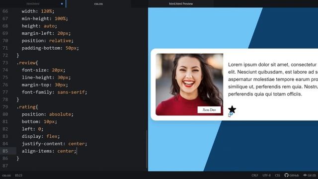 Responsive Testimonial Design using HTML, CSS & Javascript | Responsive Testimonial Slider смотреть онлайн