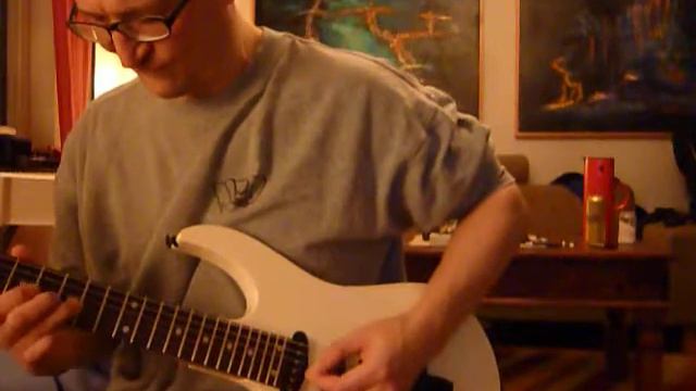 Lefthanded 1987 Ibanez RG 560L in white solo 1 смотреть онлайн