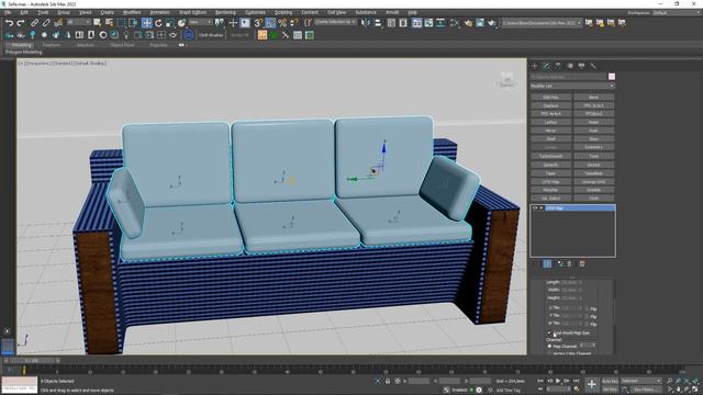 3Ds MAX ШКІРЯНИЙ ДИВАН! БЕЗ КОМЕНТАРІВ! ДИЗАЙН ІНТЕР'ЄРА! МОДИФІКАТОР POLY CLOTH! смотреть онлайн