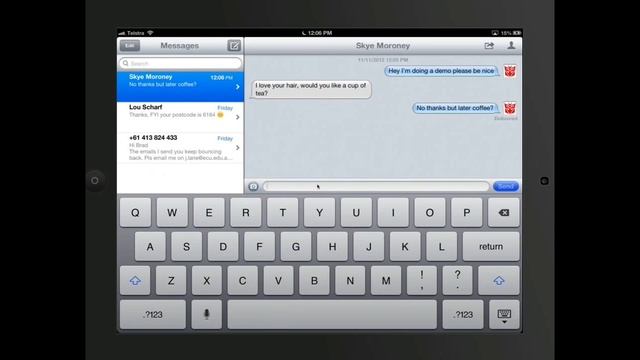 iMessage iPad Tutorial - How to use iMessages on an iPad смотреть онлайн