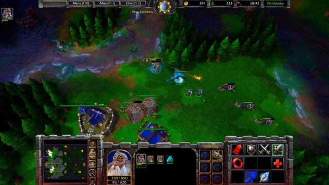 Warcraft 3 - challenge - human units and heroes only смотреть онлайн