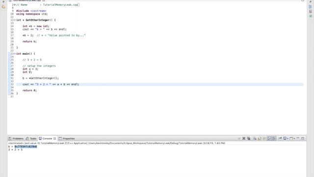 C++ Memory Leak 101 смотреть онлайн