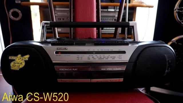 Двухкассетник Aiwa CS W520 Япония, 2000 г в смотреть онлайн