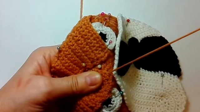 Прихватка - пес Бульдог,ч.2. Pothook - dog Bulldog, р.2. Amigurumi. Crochet. Амигуруми. смотреть онлайн