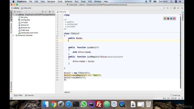 #PHP DERSLERİ - OOP - Set ve Get Methodları смотреть онлайн