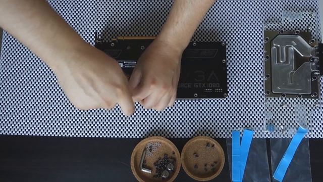 Water Block EK-FC1080 GTX FTW for EVGA GTX 1080 FTW - распаковка (unboxing)|установка (installation смотреть онлайн
