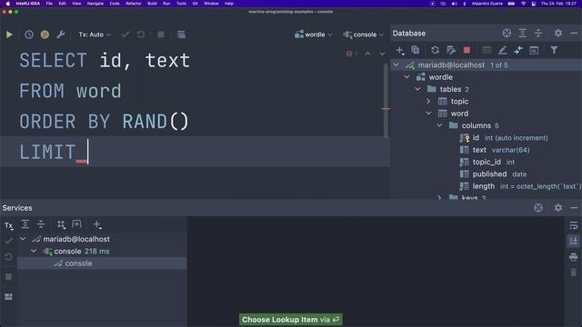 Select random rows with SQL (No Talk) смотреть онлайн