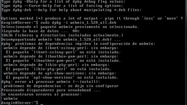 transfiriendo Webmin e instalandolo смотреть онлайн