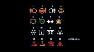 Значения иконок на приборной панели автомобиля