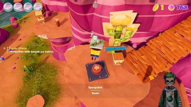 Mencoba Bermain spongebob || Spongebob Squarepants Cosmic Shake #1 смотреть онлайн