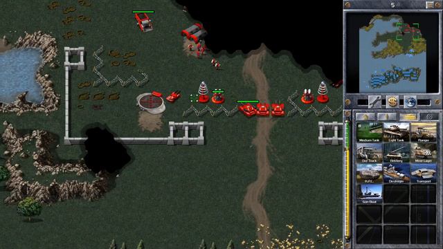 C & C│Red Alert 1│Remastered│Allied Mission 9B│Extract Kosygin (South) смотреть онлайн
