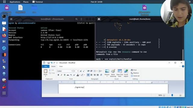 Reverse shell that works through tcp tunnel and ngrok works on any network. смотреть онлайн