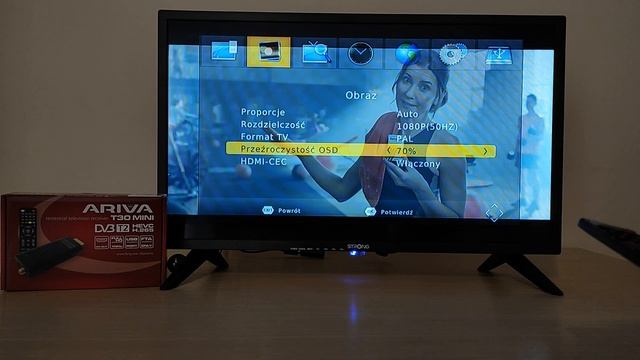 Ferguson Ariva T30 Mini - Tuner DVB-T2 Hevc H.265 - Prezentacja смотреть онлайн