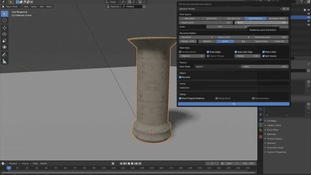Трещины и повреждения в Блендер смотреть онлайн