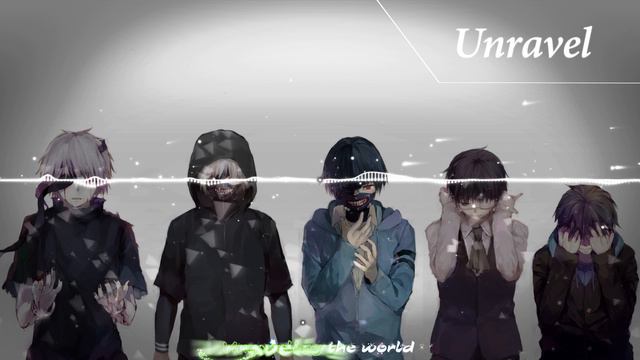[Nightcore] [Lyric] [Tokyo ghoul] Unravel - Tooru Kitajima (Female version) смотреть онлайн
