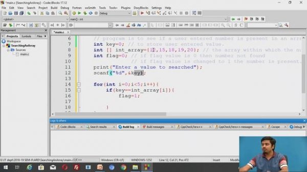 Debugging C Code Using CodeBlocks IDE